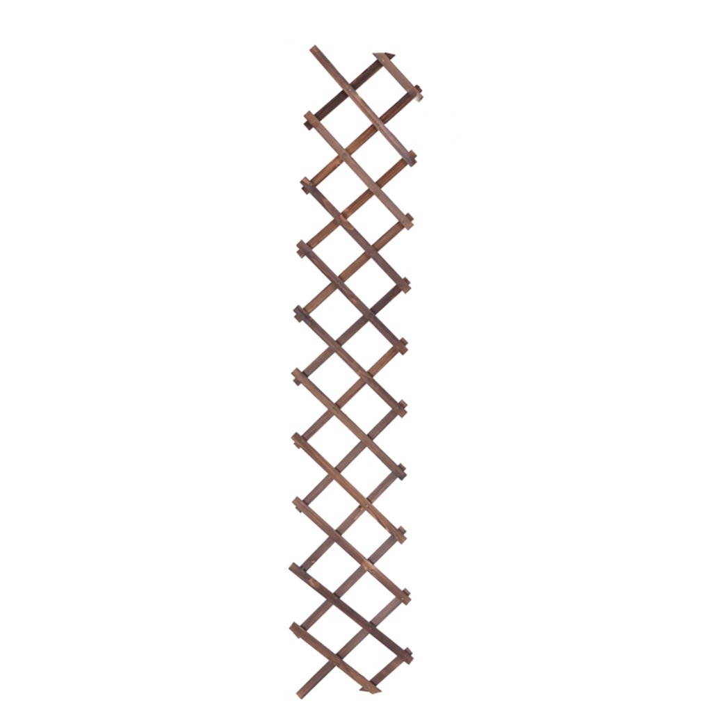 Solid Wood Grid Wall Shelf - 32x180cm Hanging Flower Rack for Living Room, Balcony Decor | Space-Saving Plant Display Shelf for Indoor/Outdoor Home Organization