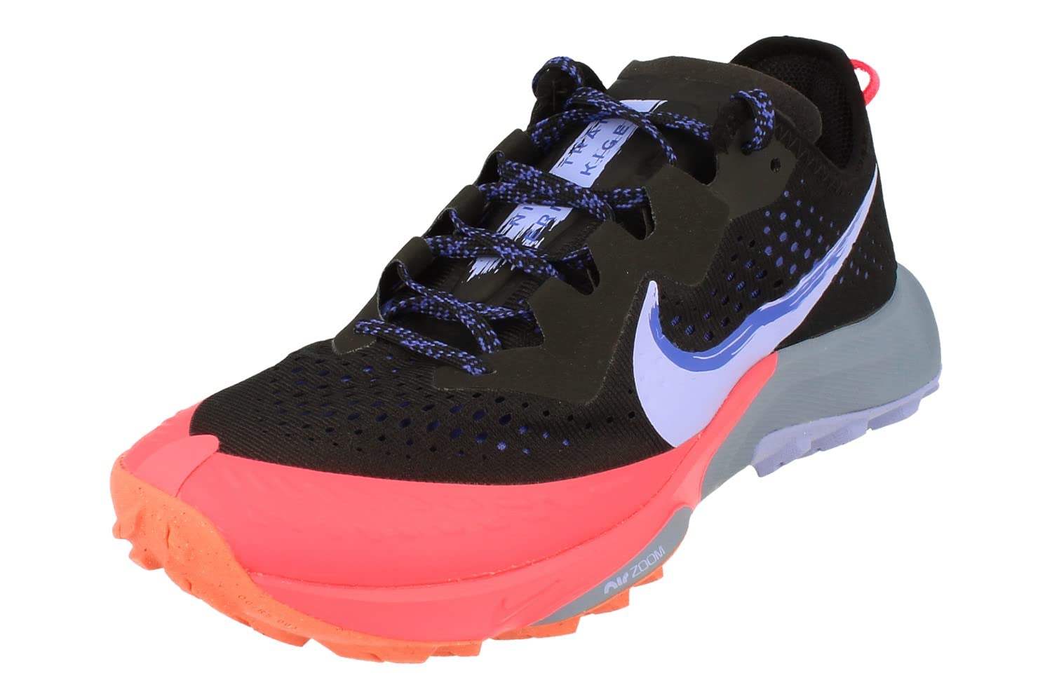 Nike Women's Air Zoom Terra Kiger 7 Running Shoes - Lightweight Trail Running Trainers for Women (Black/Light Thistle/Lapis, UK 8.5 US 11 EU 43) - Perfect for Trail Running, Hiking & Outdoor Workouts