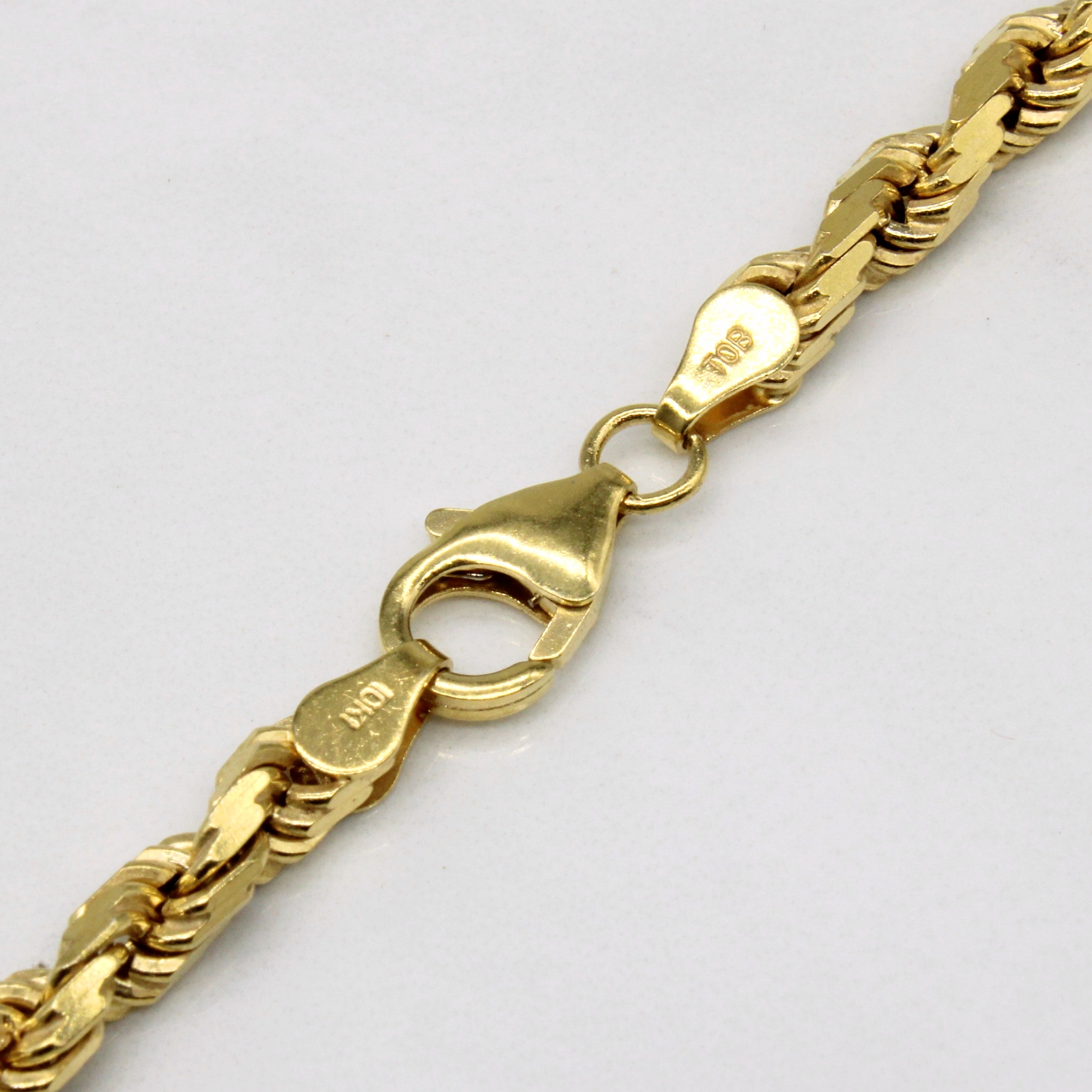 10K Yellow Gold Rope Chain Necklace 24 Inch - Elegant Layering Jewelry for Women, Perfect for Everyday Wear, Parties and Special Occasions