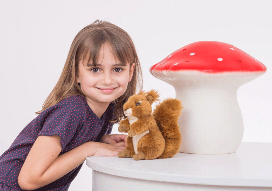 Premium Big Plush Squirrel Stuffed Animal by Teddy Hermann - Ultra Soft Cuddly Toy for Kids, Nursery Decor & Gift for Squirrel Lovers