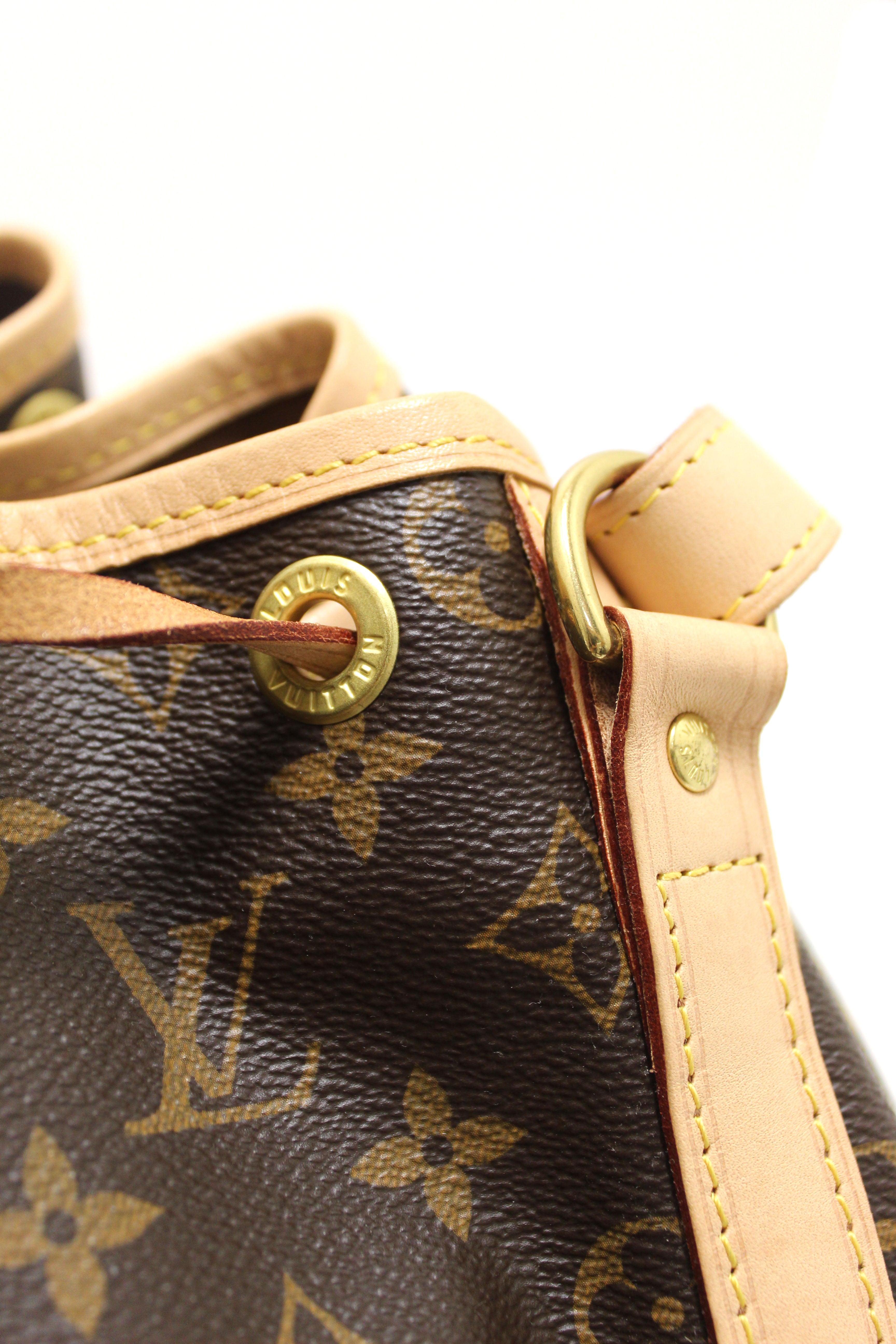 Authentic Louis Vuitton Classic Monogram Petit Noé Bucket Bag - Luxury Handbag for Women, Perfect for Everyday Use, Travel & Special Occasions