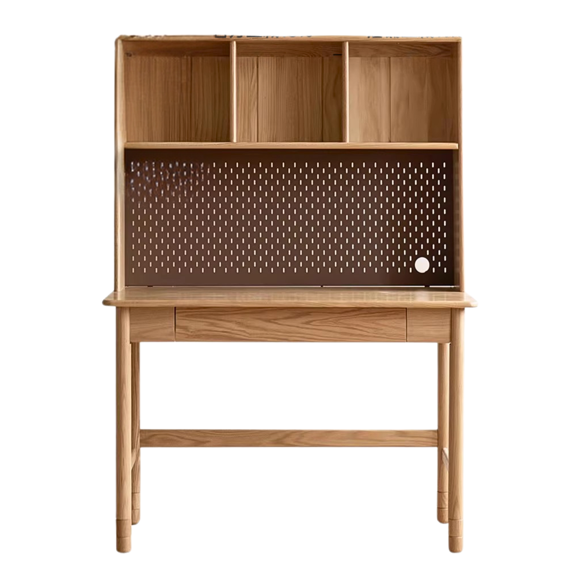 39.4x23.6x57.5-61.4 inch/ 100x60x146-156сm/ Natural wood color/ lifting study table + shelf