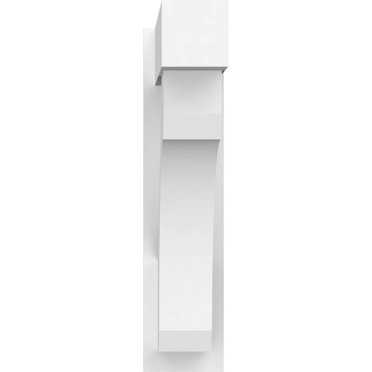 Ekena Millwork OUTP07X30X30LEC05 Legacy Architectural Grade PVC Outlooker with Block Ends - 7