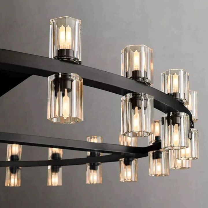 Customized Aurora Wine Glass Round Chandelier 24