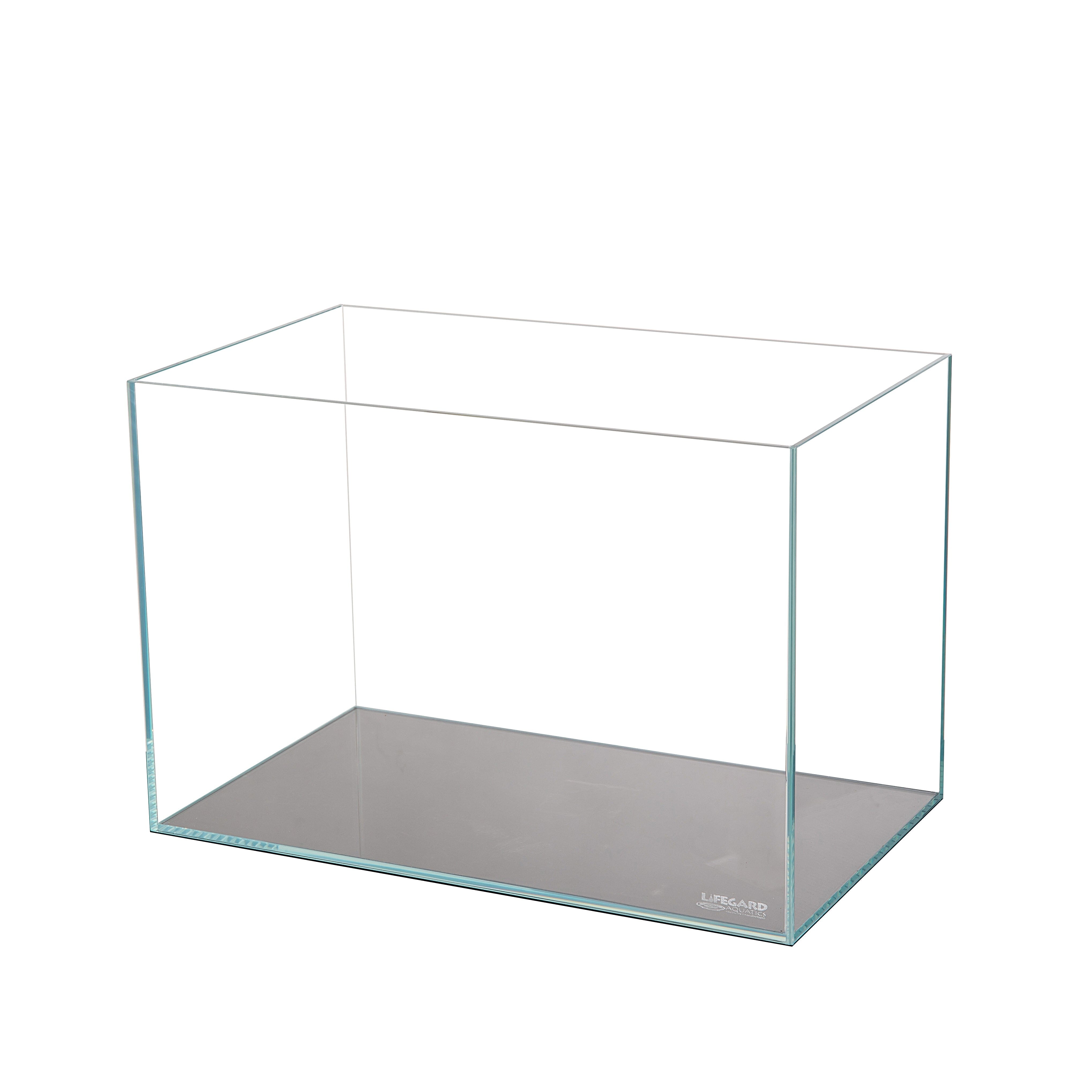 Lifegard Aquatics 40 Gallon CRYSTAL Rimless Low Iron Ultra Clear Aquarium Tank - Perfect for Home, Office & Saltwater/Freshwater Fish Tanks