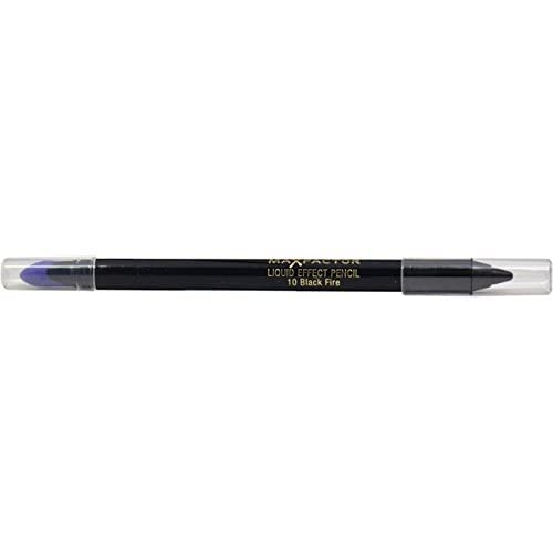 Max Factor Liquid Effect Eyeliner Pencil - Black Fire | Waterproof Smudge-Proof Eye Liner for Dramatic Looks | Perfect for Day to Night Makeup, Parties & Special Occasions