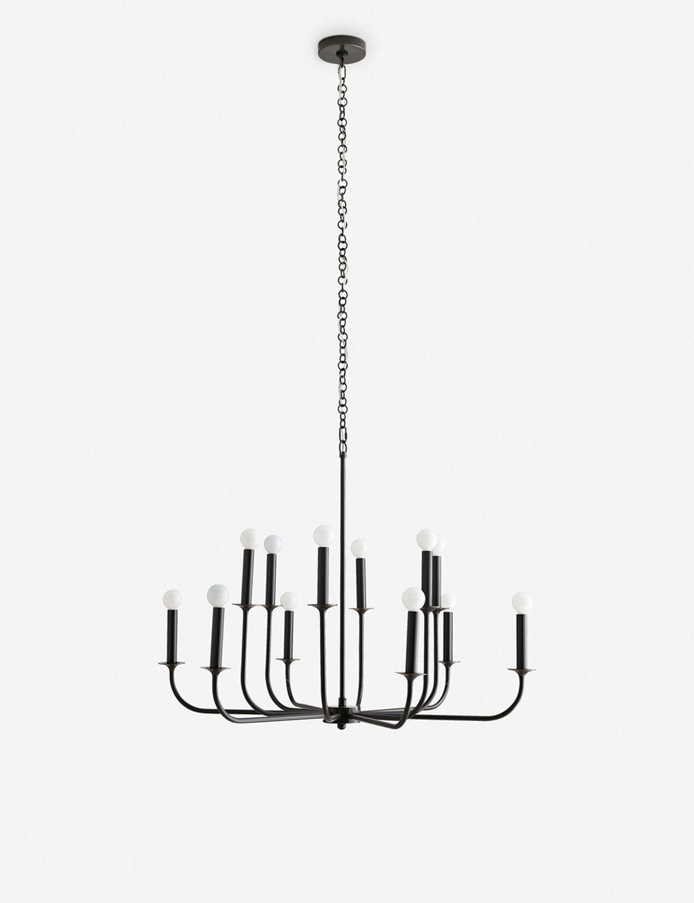 Arteriors Breck Chandelier - Elegant Crystal Ceiling Light Fixture for Dining Room, Living Room & Bedroom Decor