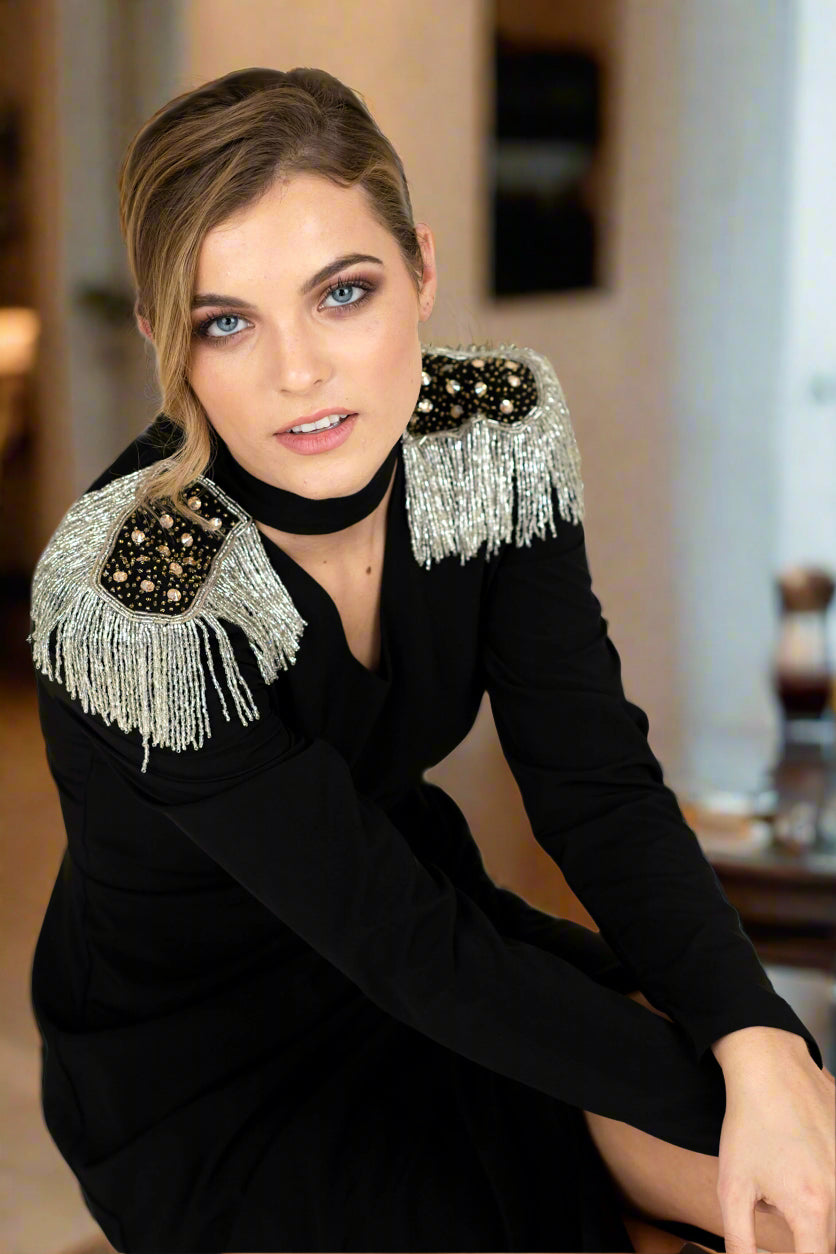 Elegant Black Cocktail Dress for Women - Perfect for Parties, Weddings & Evening Events