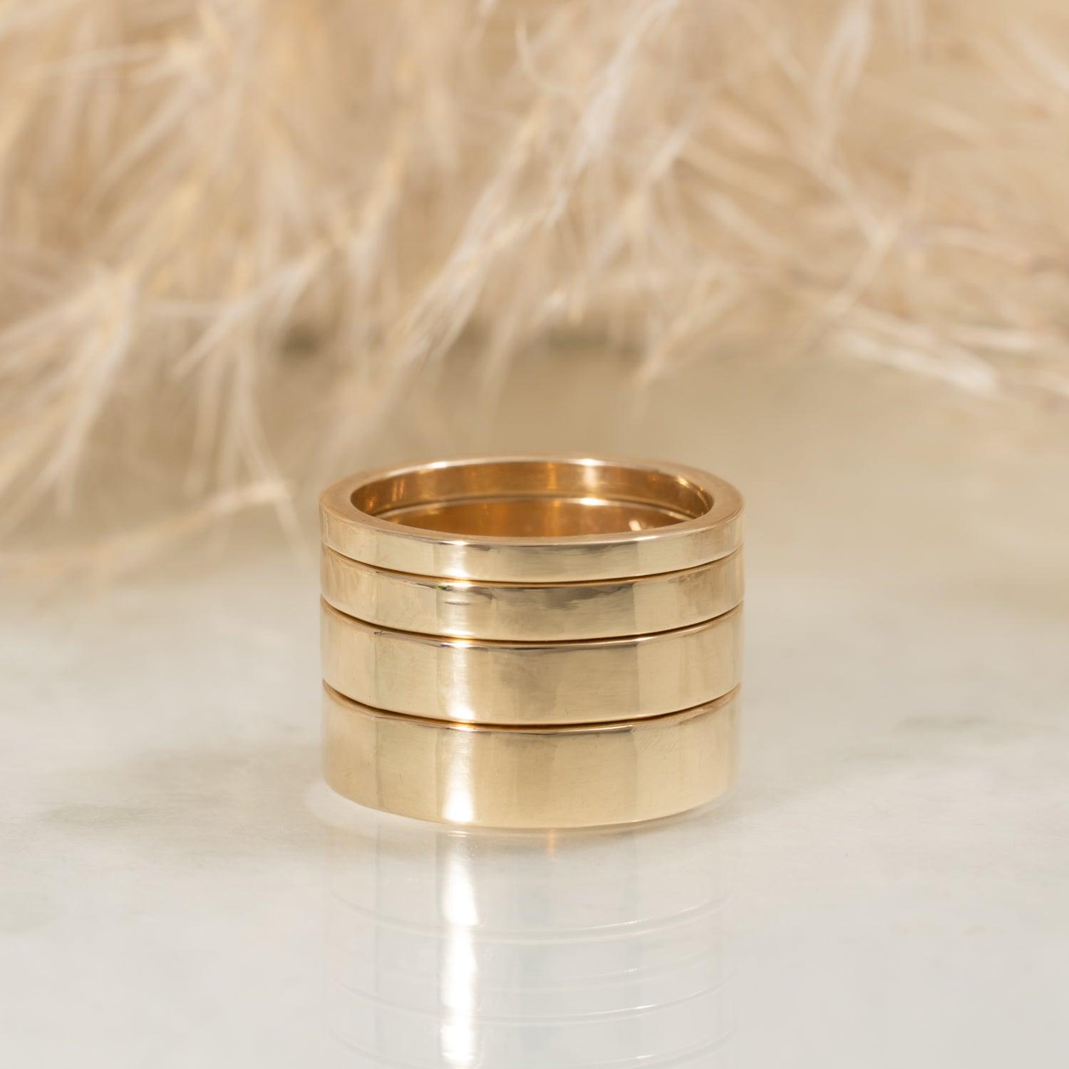 2mm Classic Gold Wedding Band for Men & Women - Elegant & Timeless Ring for Engagement, Anniversary, and Everyday Wear