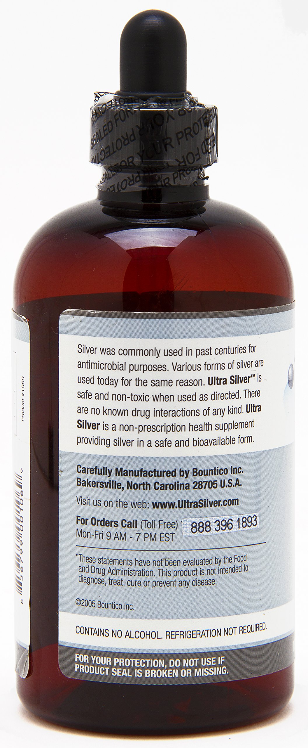 Ultra Silver® Colloidal Silver Supplement | 5,000 PPM, 8 Oz (236mL) in 2 Glass Bottles with Dropper | Immune Support Mineral Supplement | Pure Colloidal Silver for Daily Wellness & Immune Boost