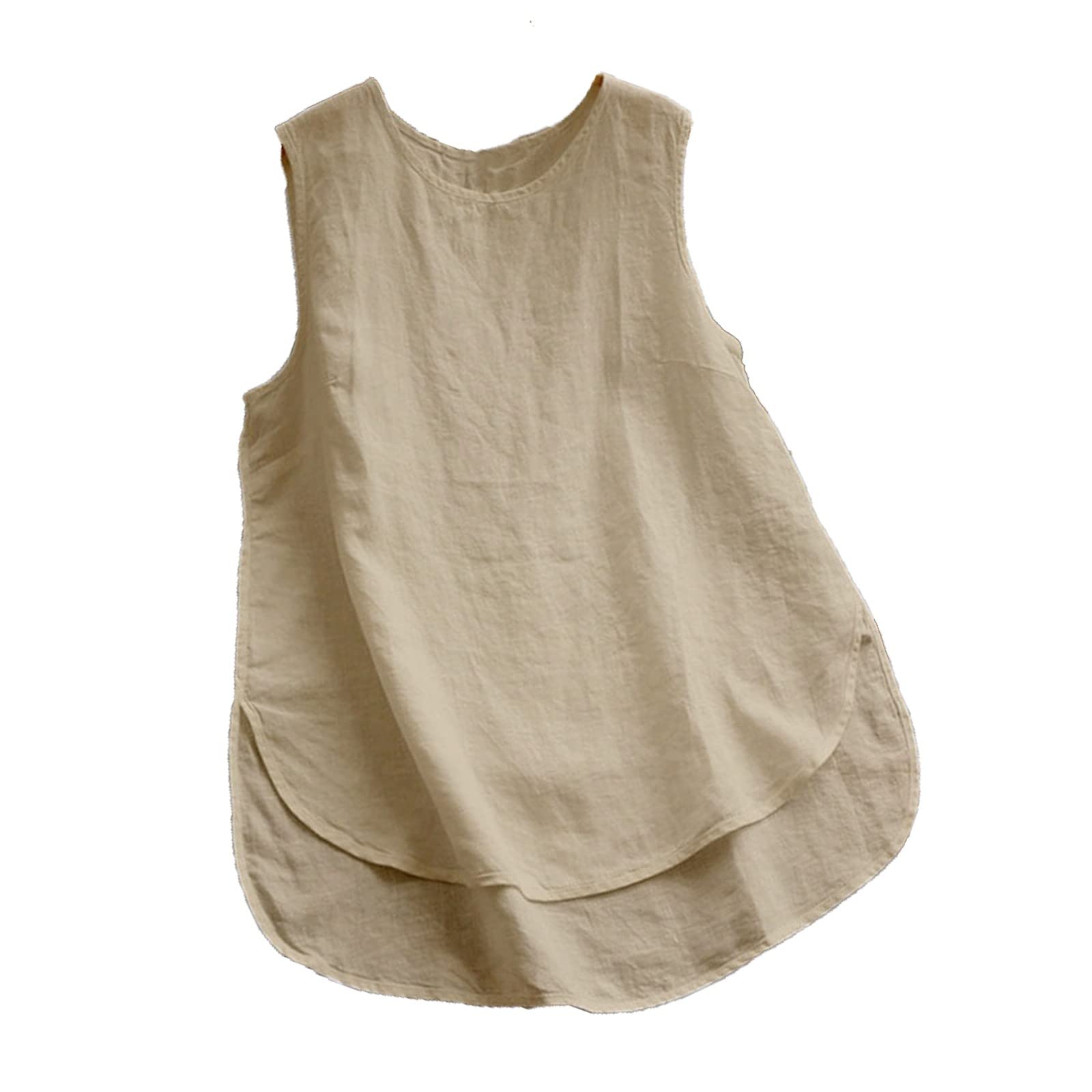 Masbird Women's V-Neck Sleeveless Tank Tops - Trendy Printed Casual Shirts for Summer, Loose Fit Comfort, Perfect for Beach Outings, Yoga & Everyday Wear