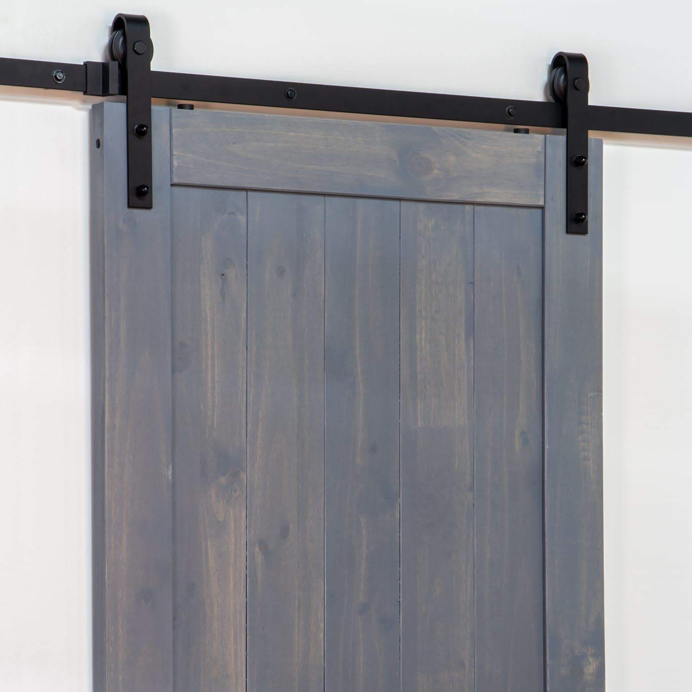 Black Iron Barn Door Hardware Kit 78.75