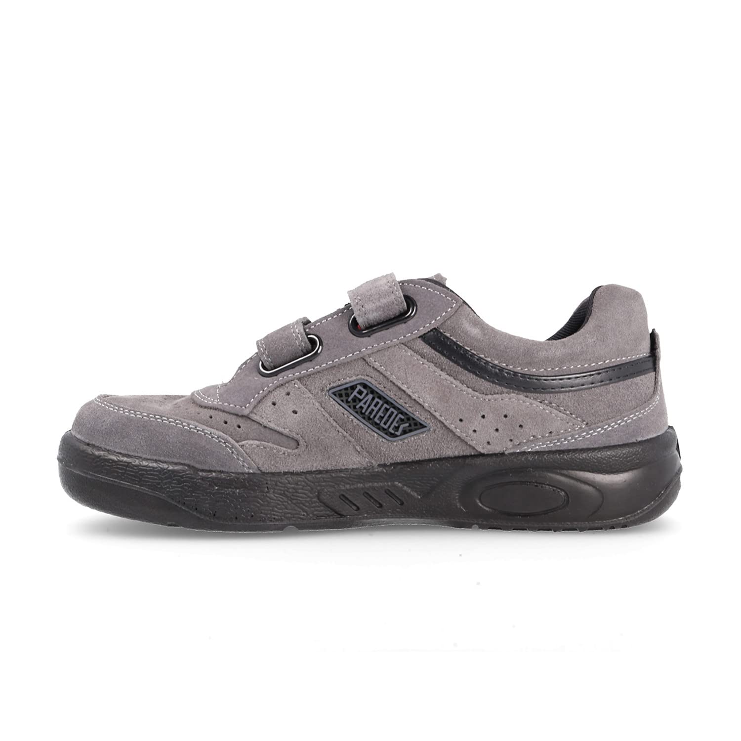 Eco-Friendly Grey Suede Velcro Sneakers for Men & Women - Comfortable Casual Walking Shoes for Outdoor Activities and Daily Wear