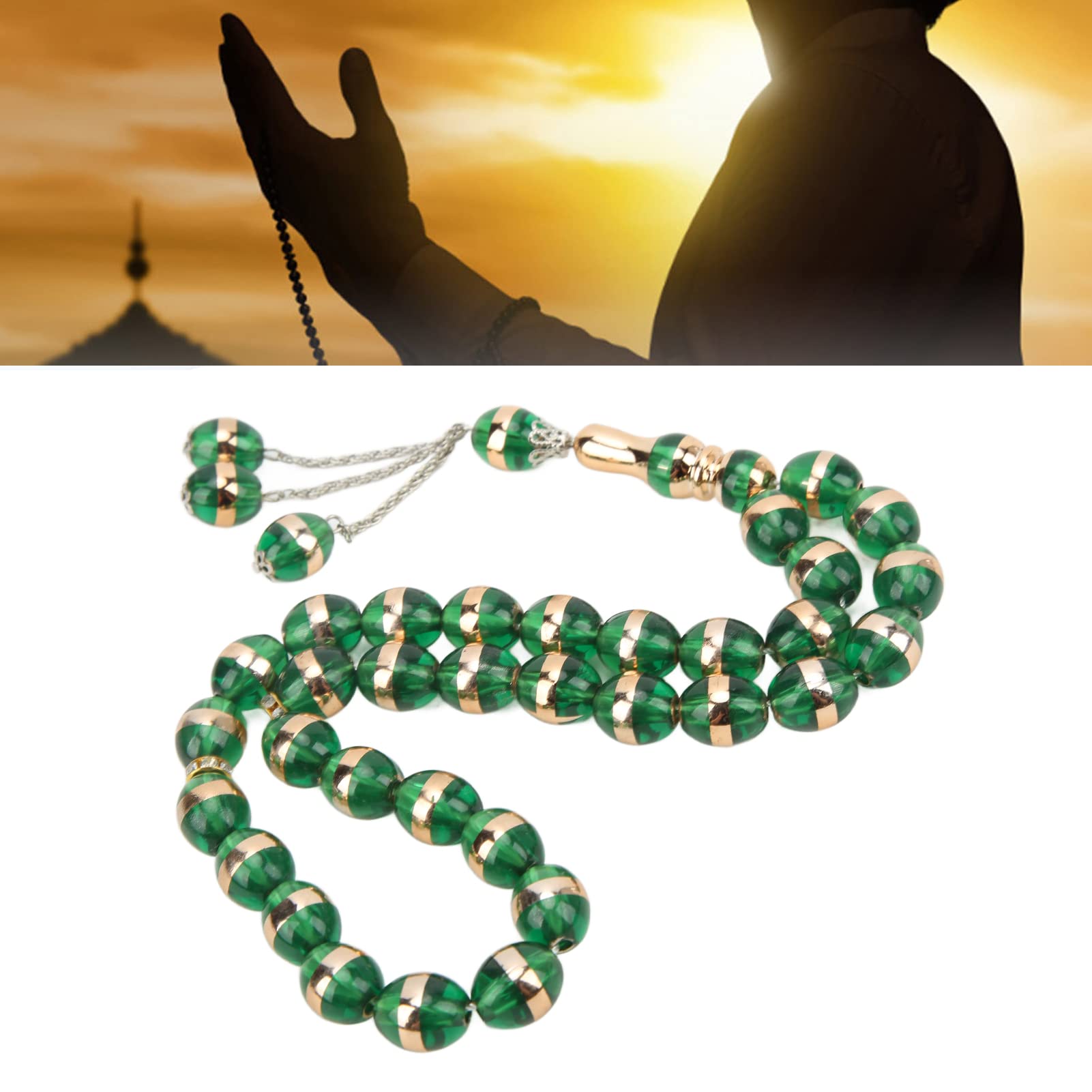CHICIRIS 33 Grain Rosary Beads - Unique Exquisite Religious Prayer Beads for Catholic Worship, Meditation & Devotion | Perfect for Prayer, Church Services & Spiritual Gifts