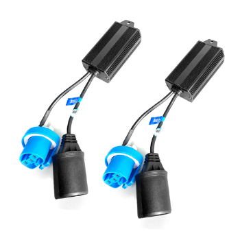HB1 9004 Error Free LED Bulb Decoder CANbus Anti-Flicker Flash Canceller - Pair for Car Headlights | Fix Hyper Flash & Flickering Issues | Perfect for Jeep, Ford, Chevy & More