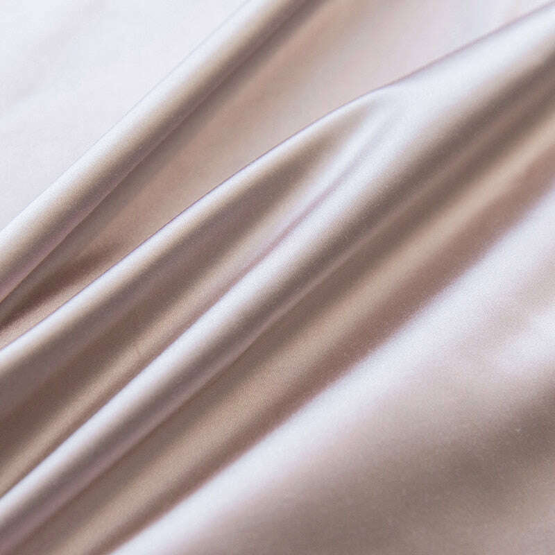 Elegant Pink Faux Silk Plain Curtains for Living Room & Bedroom - Homespun Style Window Drapes for Home Decor