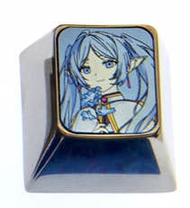 Frieren: Beyond Journey's End Anime Keycaps - 3-Piece 1U Titanium Alloy Custom Keycap Set for Mechanical Keyboards | Perfect for Gaming, Typing & Anime Fans Collection
