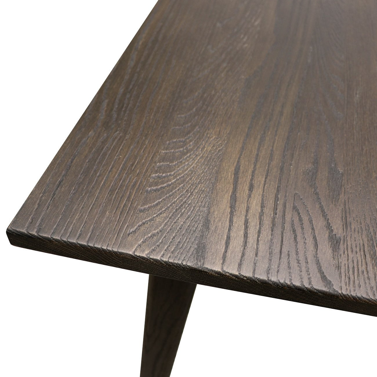 Vicchy 180cm Deep Brown Dining Table - Perfect for Family Gatherings, Dinner Parties & Modern Home Decor