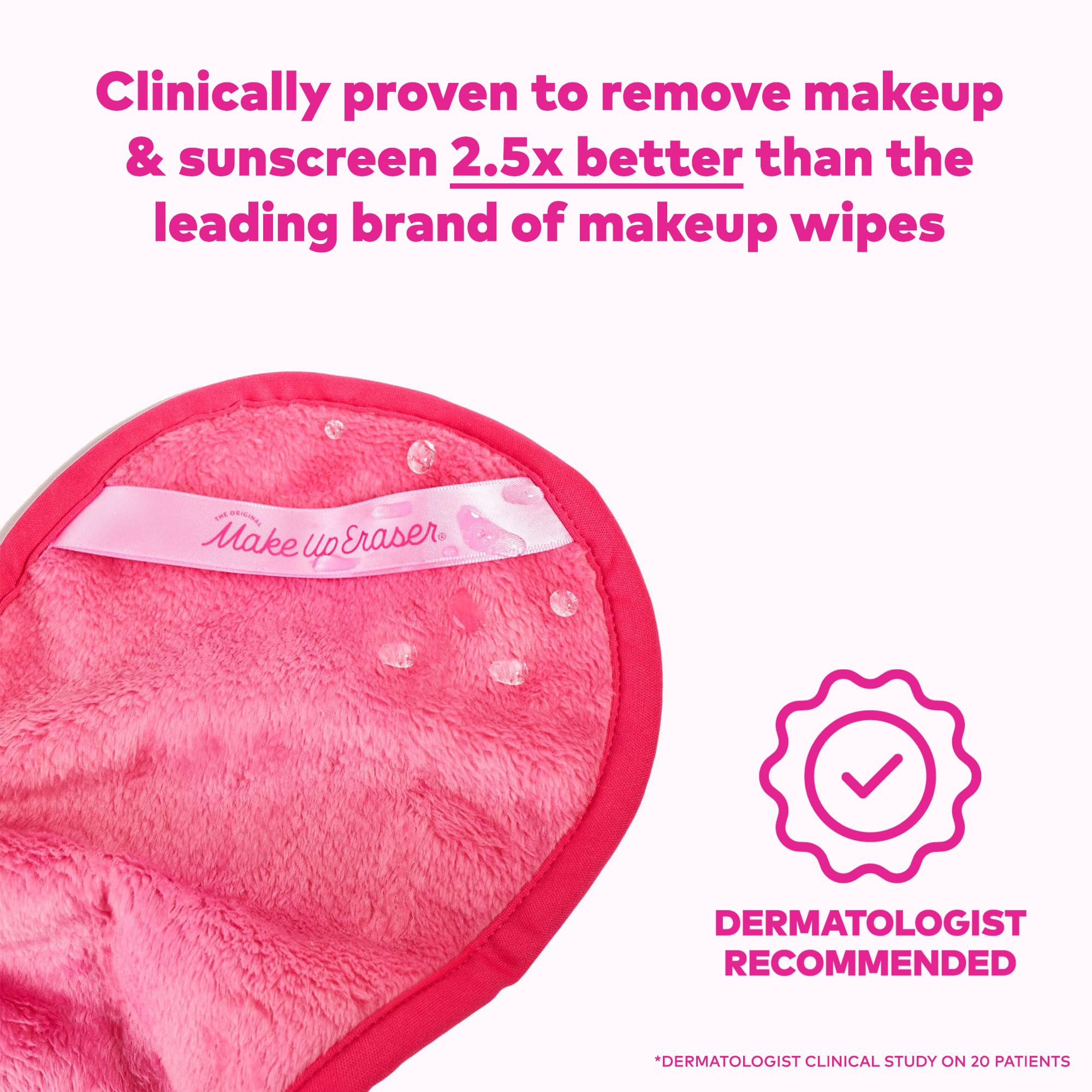 Original MakeUp Eraser PRO - Water-Activated Makeup Remover Cloth for Waterproof Mascara, Eyeliner & Foundation | Gentle Reusable Face Towel for Lipstick & Sunscreen Removal | Perfect for Travel, Gym & Daily Skincare Routine