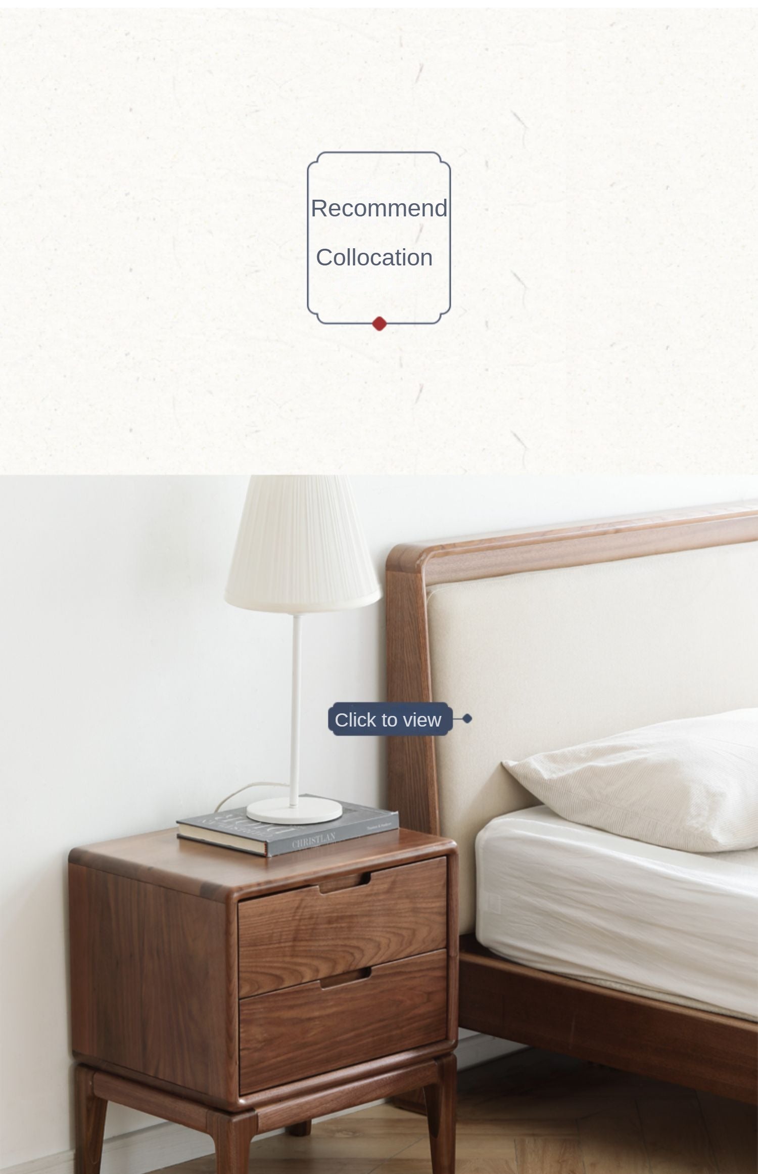 Premium Black Walnut & Ash Solid Wood Nightstand - Modern Nordic Style Bedside Table for Bedroom, Living Room, or Office - Durable & Stylish Furniture with Storage Shelf