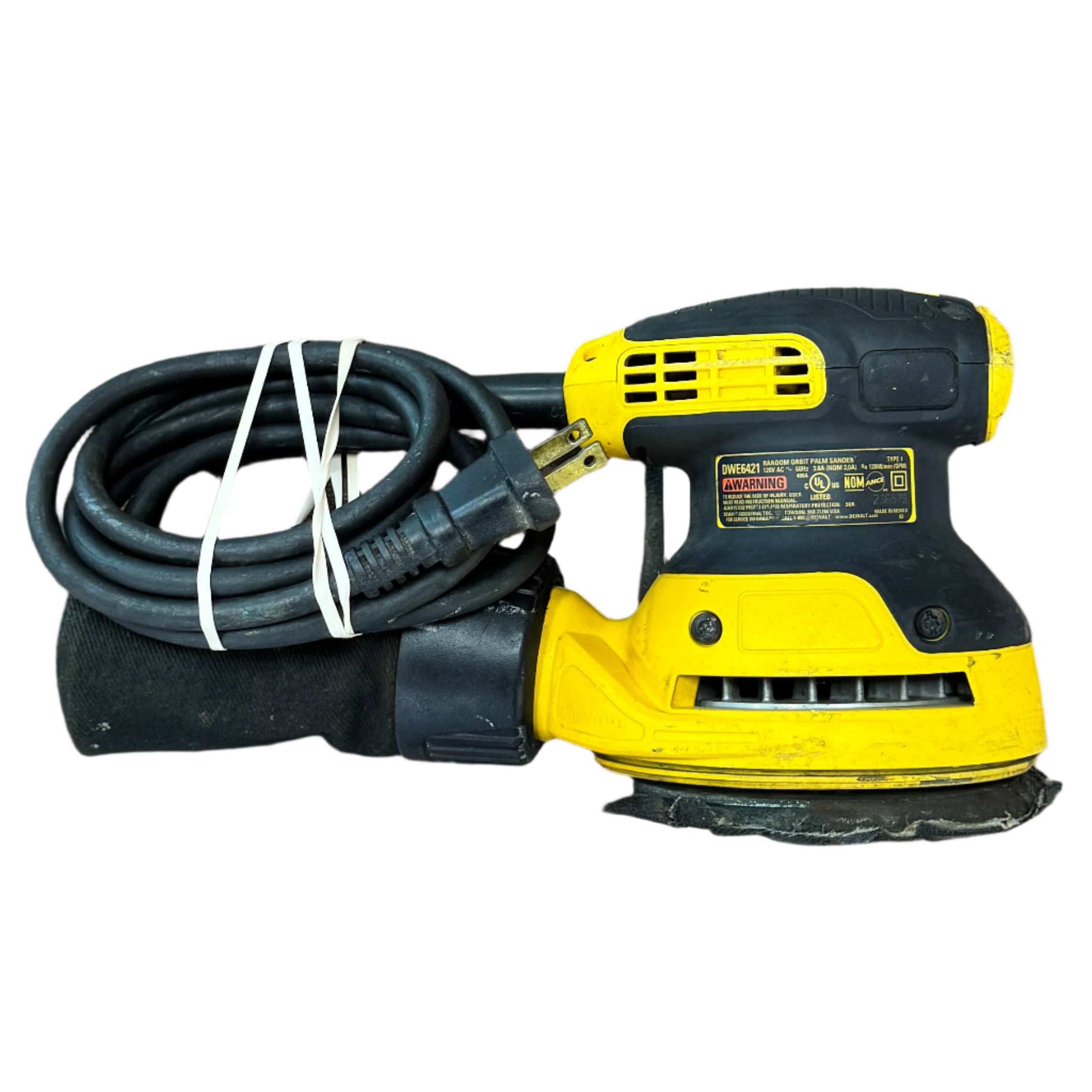 DeWalt DWE6421 5-Inch Single Speed Random Orbit Sander - Powerful Sanding Tool for Woodworking, Furniture Refinishing & DIY Projects