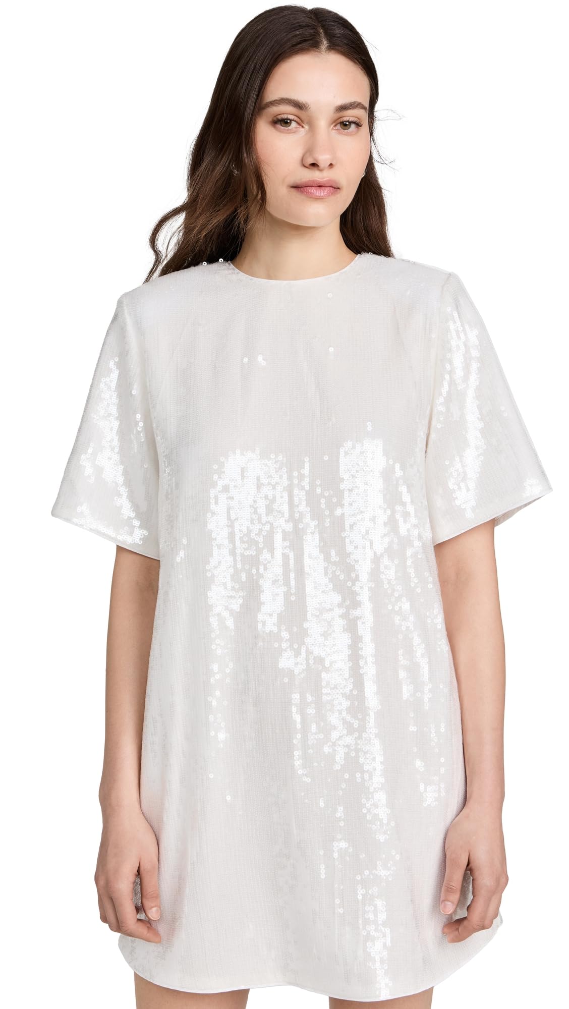 Theory Women's Short Sleeve T-Shirt Dress - Slim Fit Casual Cotton Knit Dress for Work, Date Night & Summer Outfits