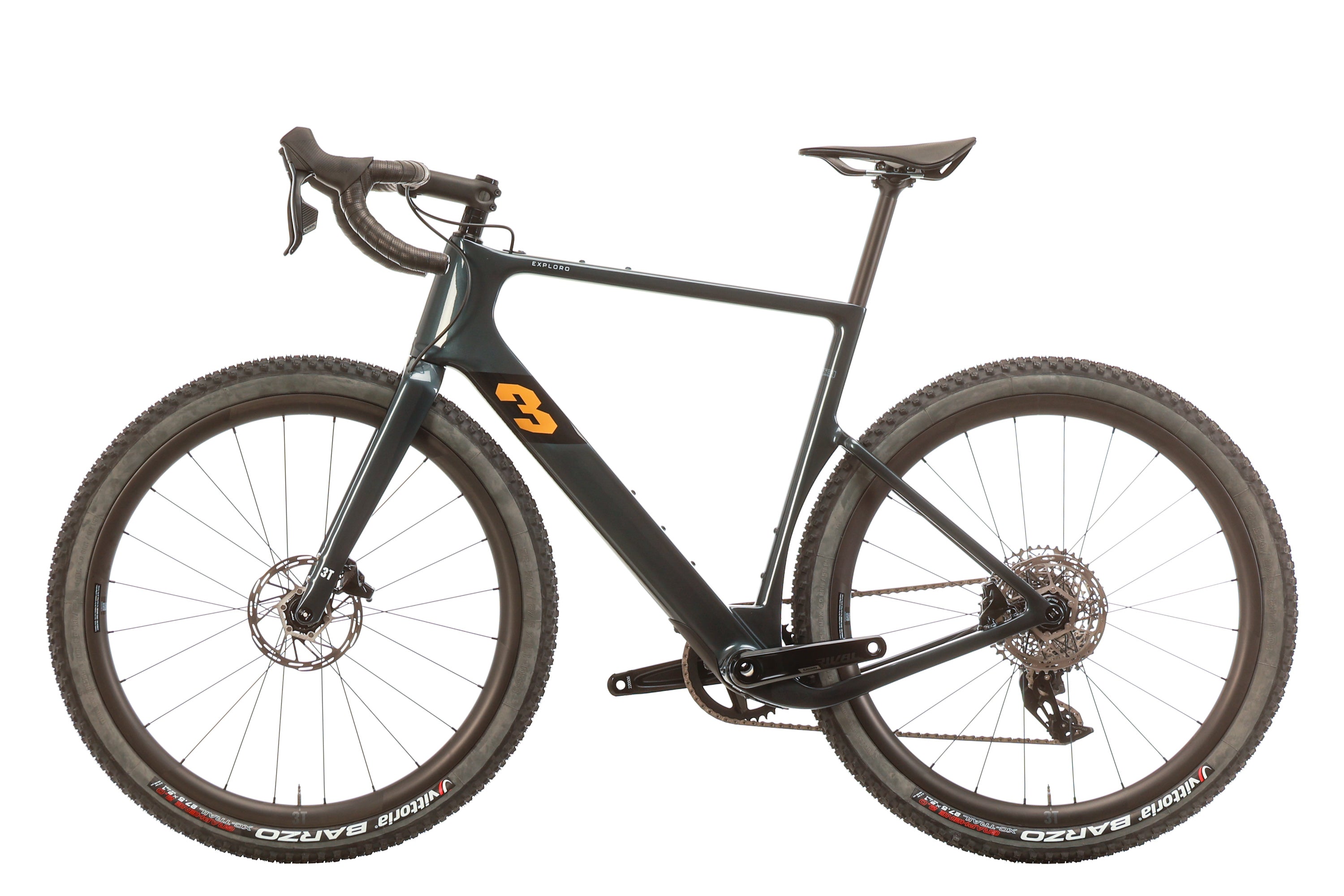 2023 3T Exploro ULTRA RIVAL AXS Gravel Bike - 56cm Carbon Frame, 1x12 Speed for Off-Road Adventure & Bikepacking | Perfect for Trail Riding, Commuting & Long-Distance Cycling