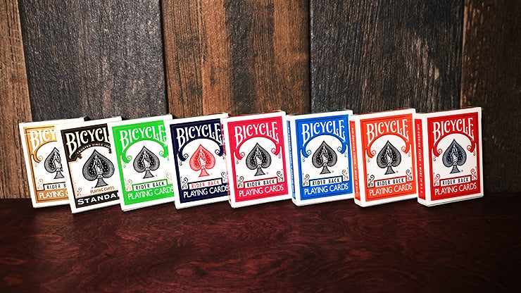 Turquoise Bicycle Rider Back - Premium Playing Cards for Poker, Magic Tricks & Card Games - Perfect for Game Nights, Parties & Collectors