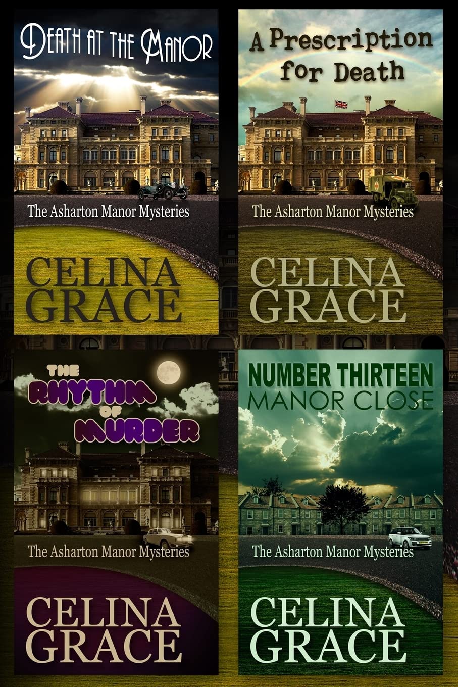 The Asharton Manor Mysteries: Books 1-4 | Cozy British Mystery Series | Perfect for Mystery Lovers & Book Club Discussions