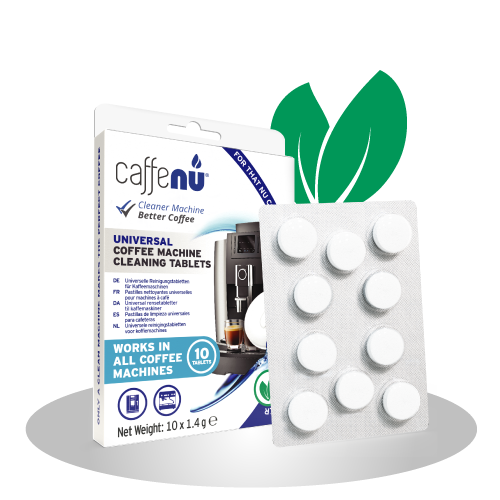 Best Coffee Machine Cleaner Tablets - 10 x 1.4g Descaler Tablets for Keurig, Nespresso & Espresso Machines - Deep Clean & Remove Limescale - Perfect for Home & Office Use