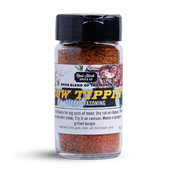 Premium Cow Tippin' Steak Seasoning Blend - Gourmet Spice Mix for Grilling & BBQ - Monthly Spice Club Special - Perfect for Ribs, Burgers & Steaks