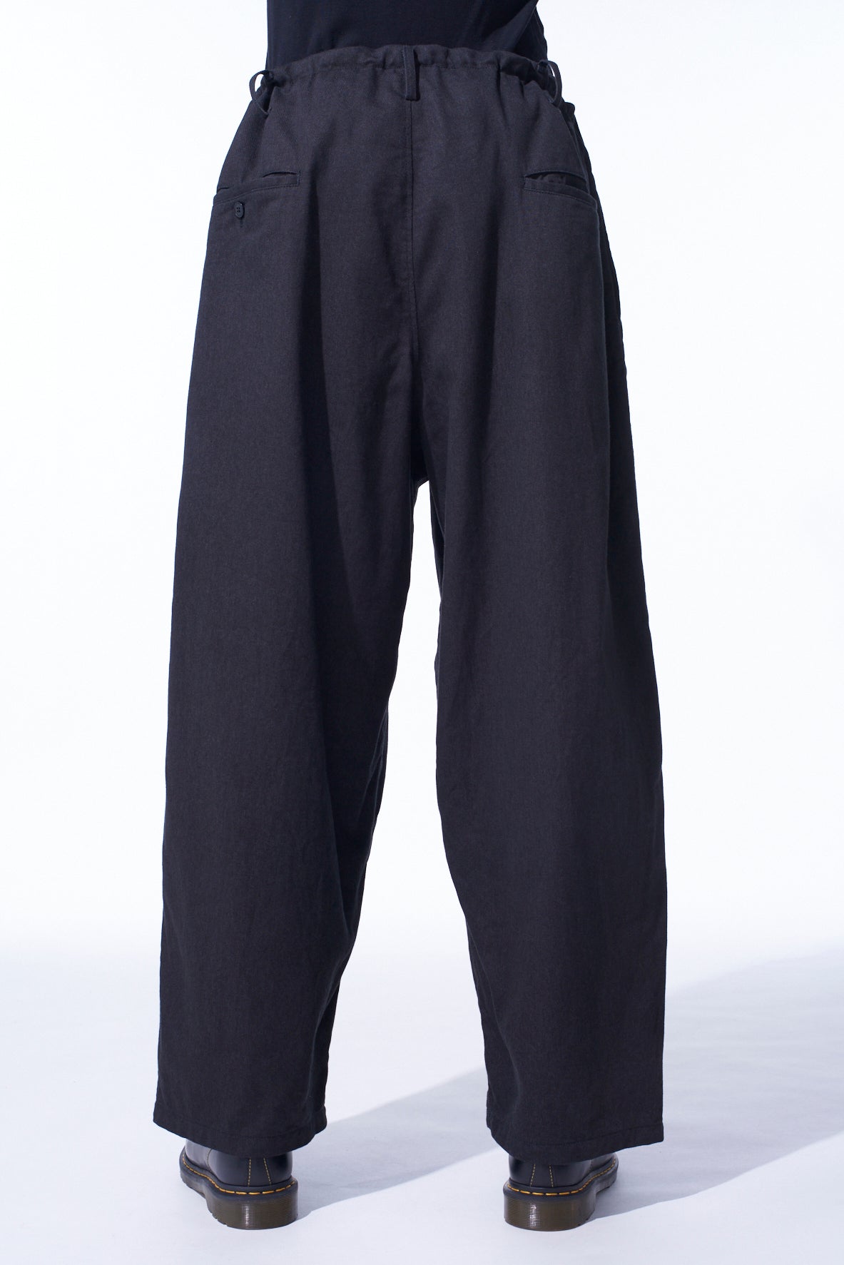**Cotton Drill Drawstring Wide Leg Pants for Women - Comfortable Casual Lounge & Travel Pants**