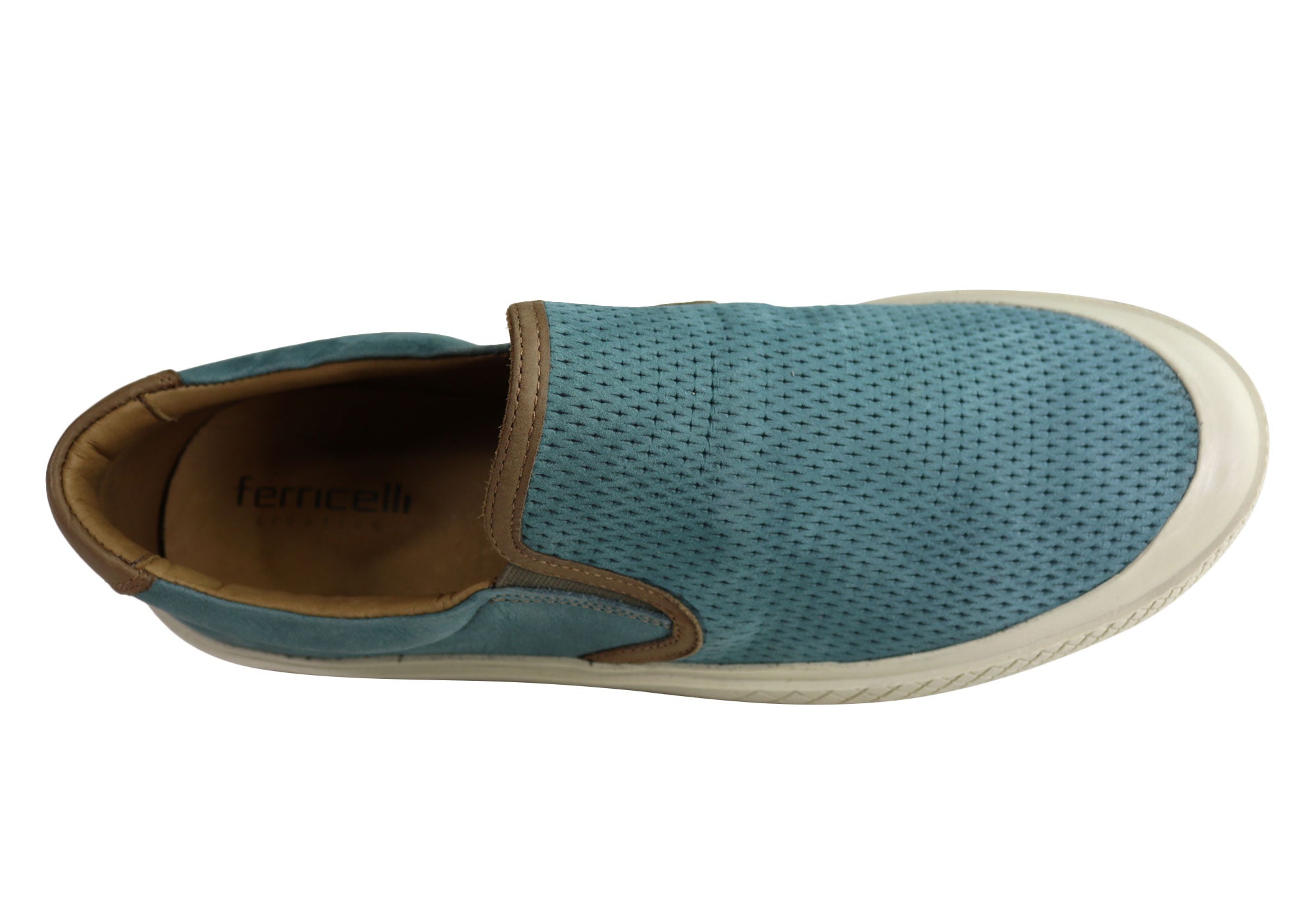 Ferricelli Justin Men's Leather Casual Shoes with Cushioning - Handmade in Brazil - Perfect for Work, Travel & Everyday Comfort