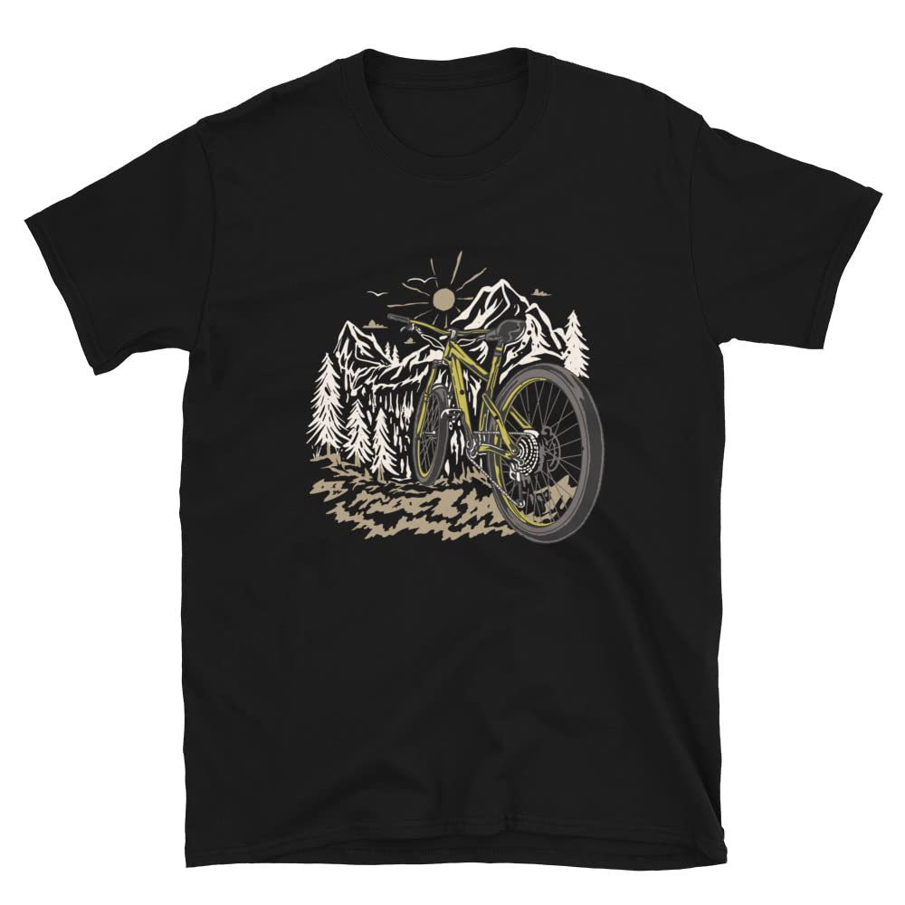 Premium Mountain Bike T-Shirt for Men & Women - Cycling Jersey, Bicycle Riding Shirt, Adventure Cycling Tee - Perfect for Trail Riding, Road Biking & Outdoor Activities