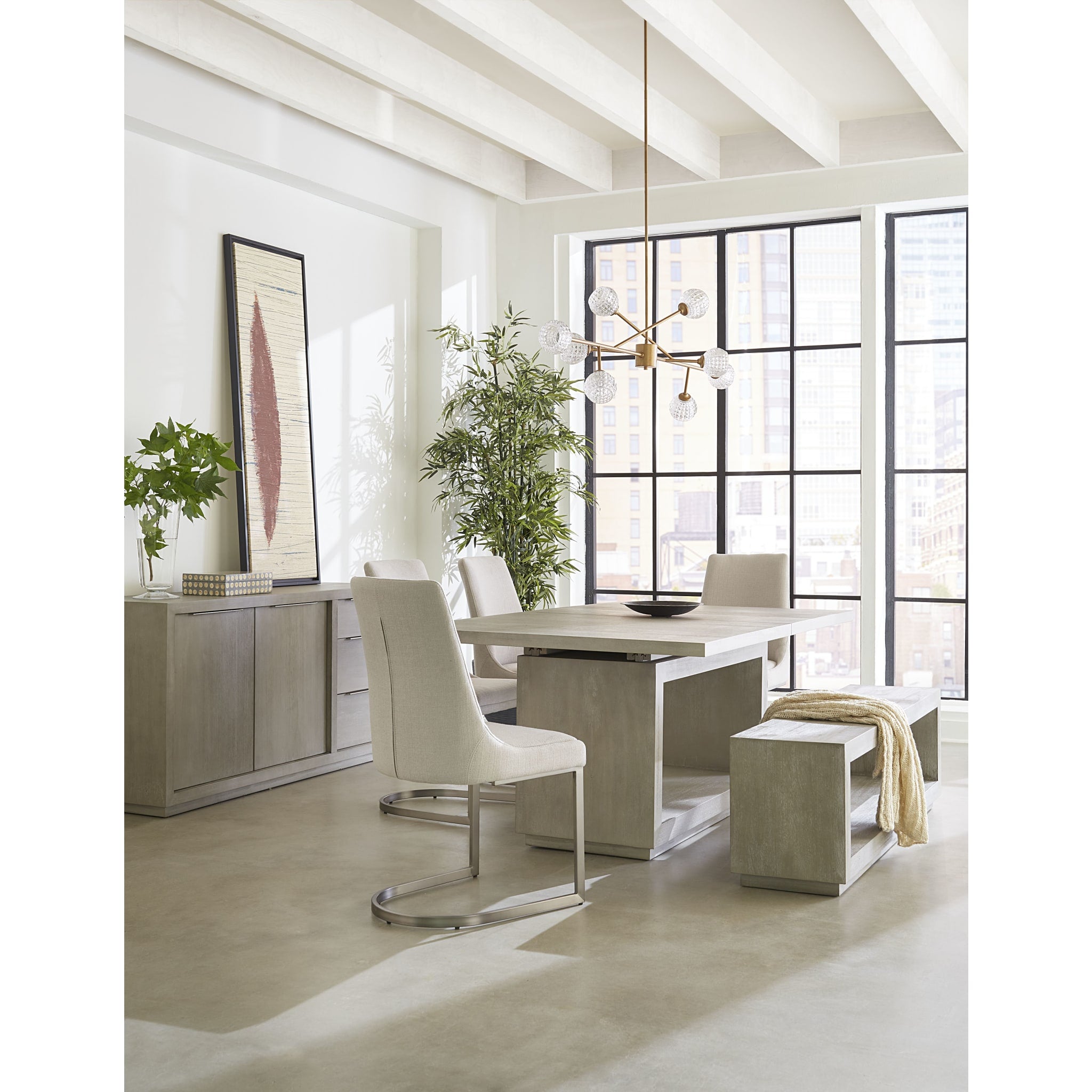 Premium Oxford Bench in Mineral Finish - Stylish & Durable Wooden Entryway Seating for Home, Office, or Garden Decor