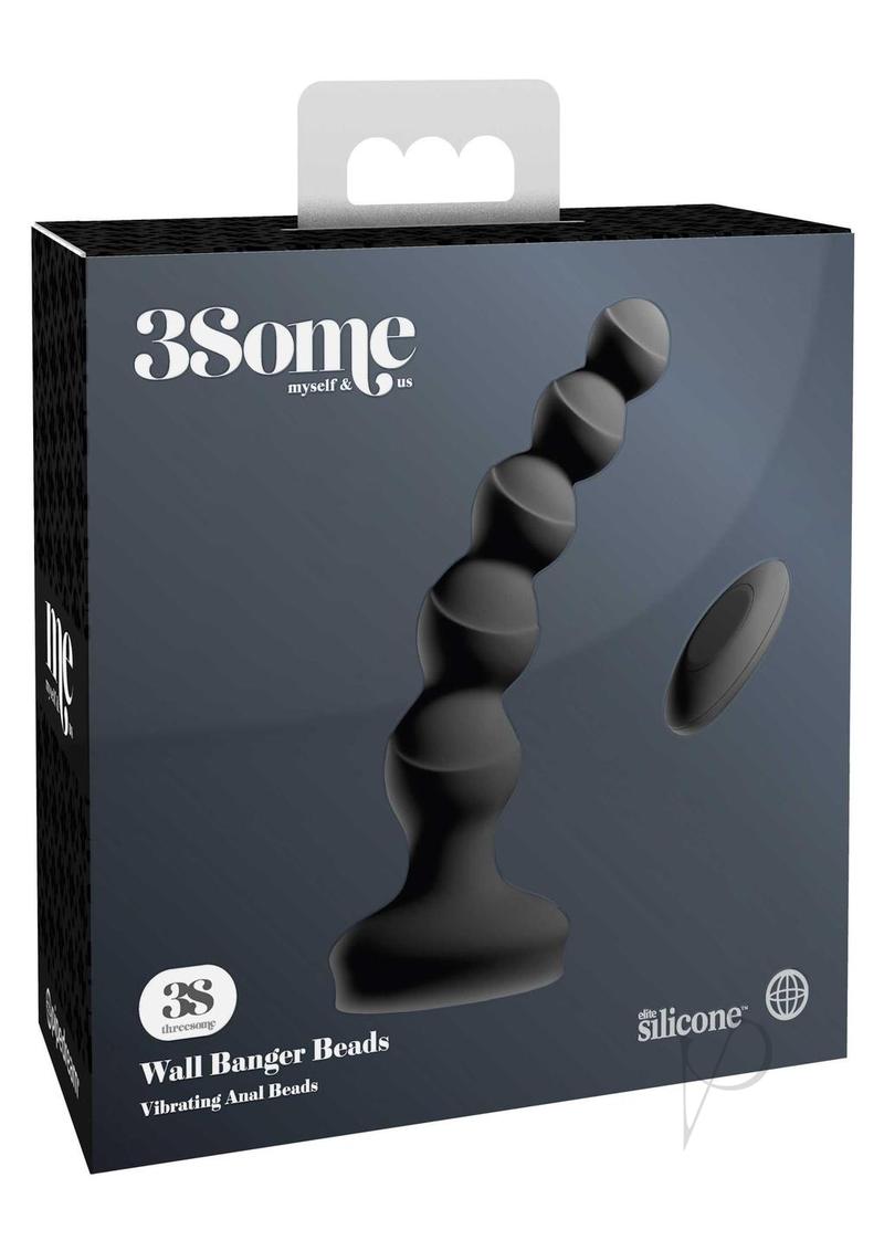 Remote Control Rechargeable Silicone Anal Beads - Black - Perfect for Couples Play & Solo Pleasure