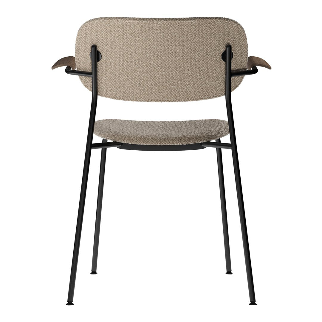 Modern Co Dining Chair with Armrests - Fully Upholstered Comfortable Seat for Kitchen, Dining Room & Breakfast Nook