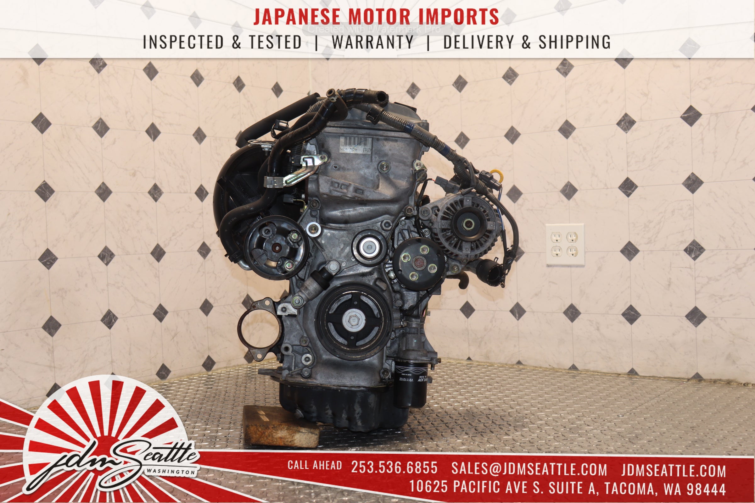 JDM 2AZ-FE Engine 2.4L for 2005-2010 Scion TC - Replacement Motor for Improved Performance | Perfect for Engine Swap & Car Restoration Projects