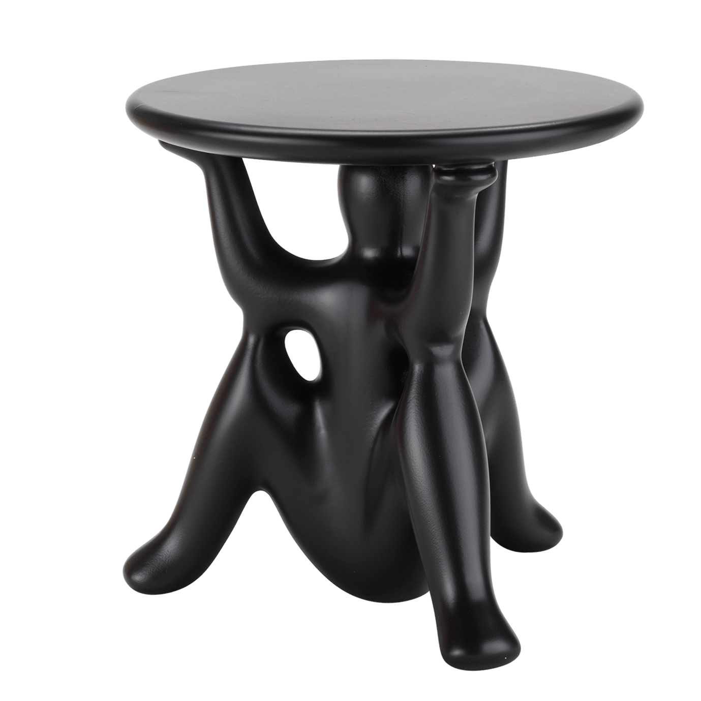Qeeboo Helpyourself Modern Side Table - Stylish End Table for Living Room, Bedroom & Office - Perfect for Coffee, Books & Decor