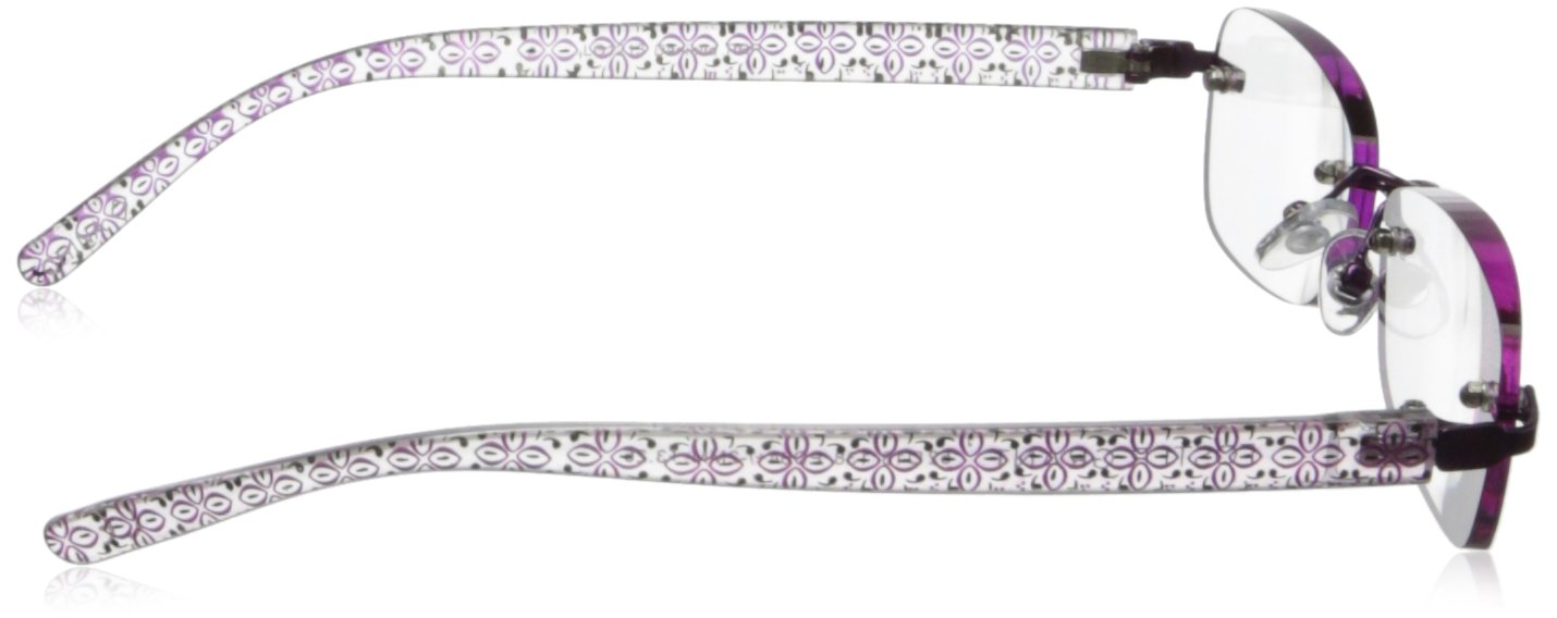 Foster Grant Women's Daniella Round Reading Glasses +1.50 +2.00 +2.50 +3.00 Strength | Lightweight & Stylish for Reading, Computer, and Crafting