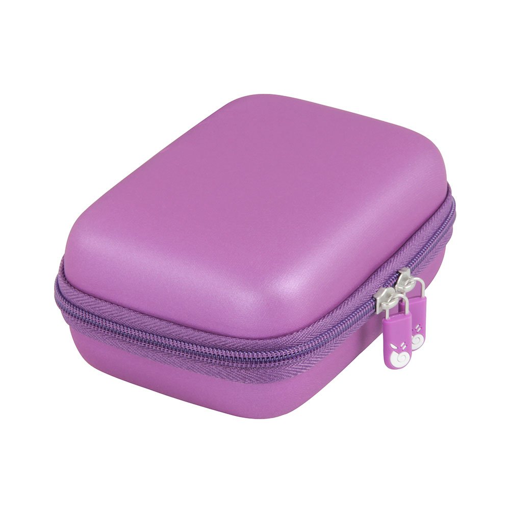 Hermitshell Hard EVA Travel Case for HP Sprocket Portable Photo Printer - Durable Protective Cover with Secure Fit, Shockproof Design - Perfect for Travel, Home Storage & Gift Giving (Purple)