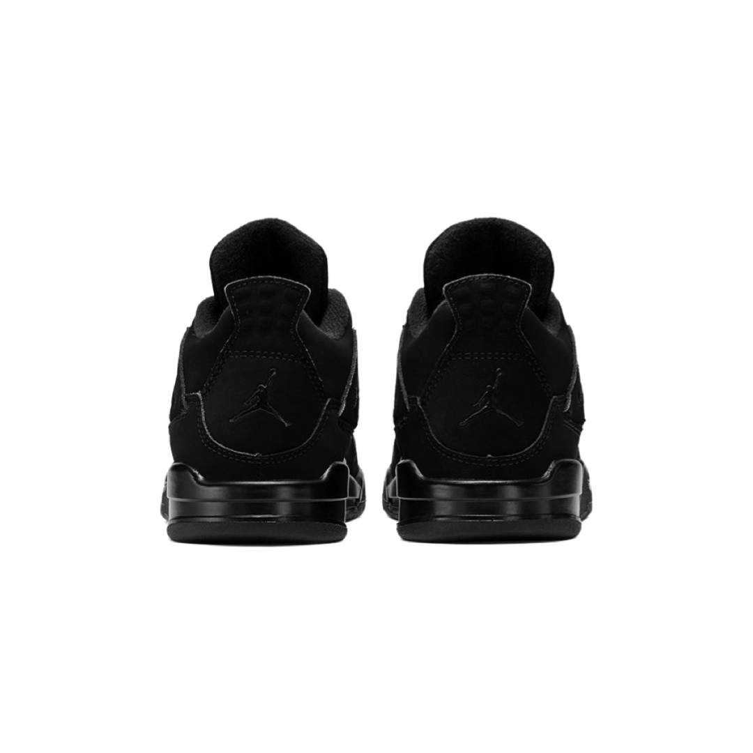 Air Jordan 4 Retro Black Cat (2020) PS Men's Basketball Shoes - Black & Light Graphite Colorway for Streetwear & Sneaker Collection