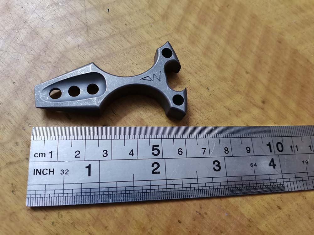 TwoSun TS-EDC05 Titanium EDC Pocket Tool - Multi-Function Pry Bar for Camping, Survival, Outdoor Adventures & Everyday Carry (EDC)
