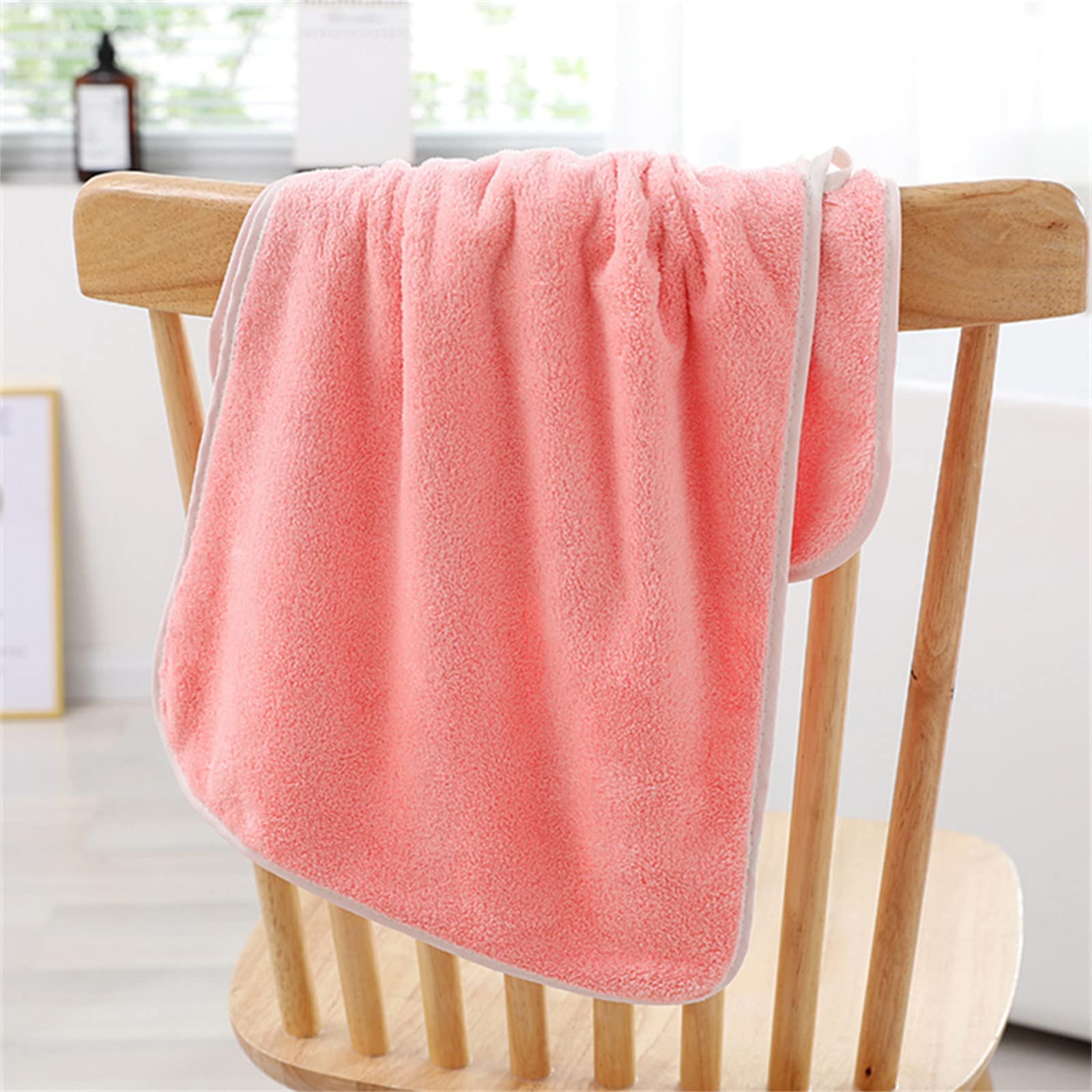 Premium Microfiber Bath Towel - Ultra Soft & Super Absorbent Quick Dry Towel for Adults & Baby - Fluffy Hair & Body Towel Set in Multiple Colors - Perfect for Spa, Gym, Beach & Home Use