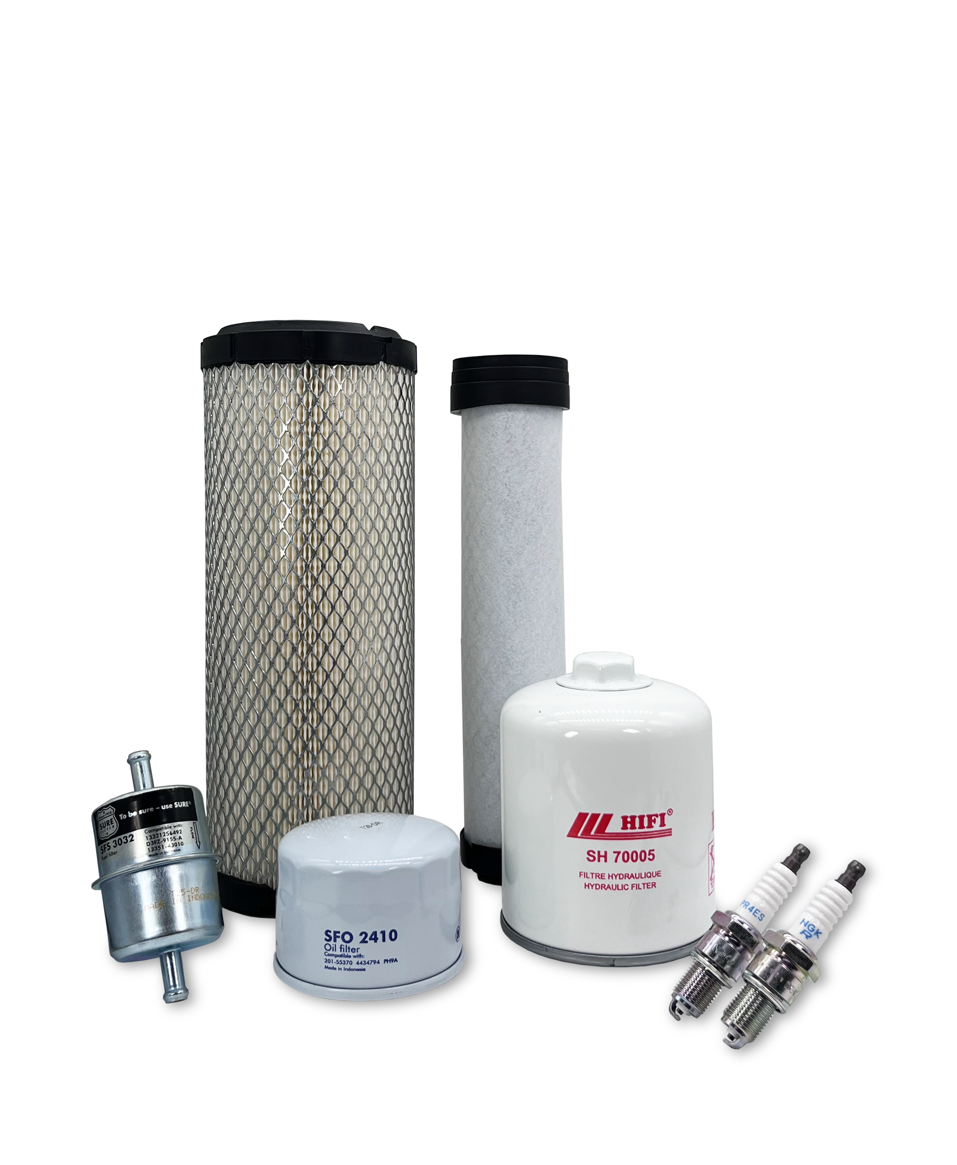 HERO® Maintenance Filter Kit for Scag SMTC 48V Tiger Cat Zero Turn Mower - Air Oil Fuel Filters Replacement - Perfect for Lawn Care & Landscaping Maintenance