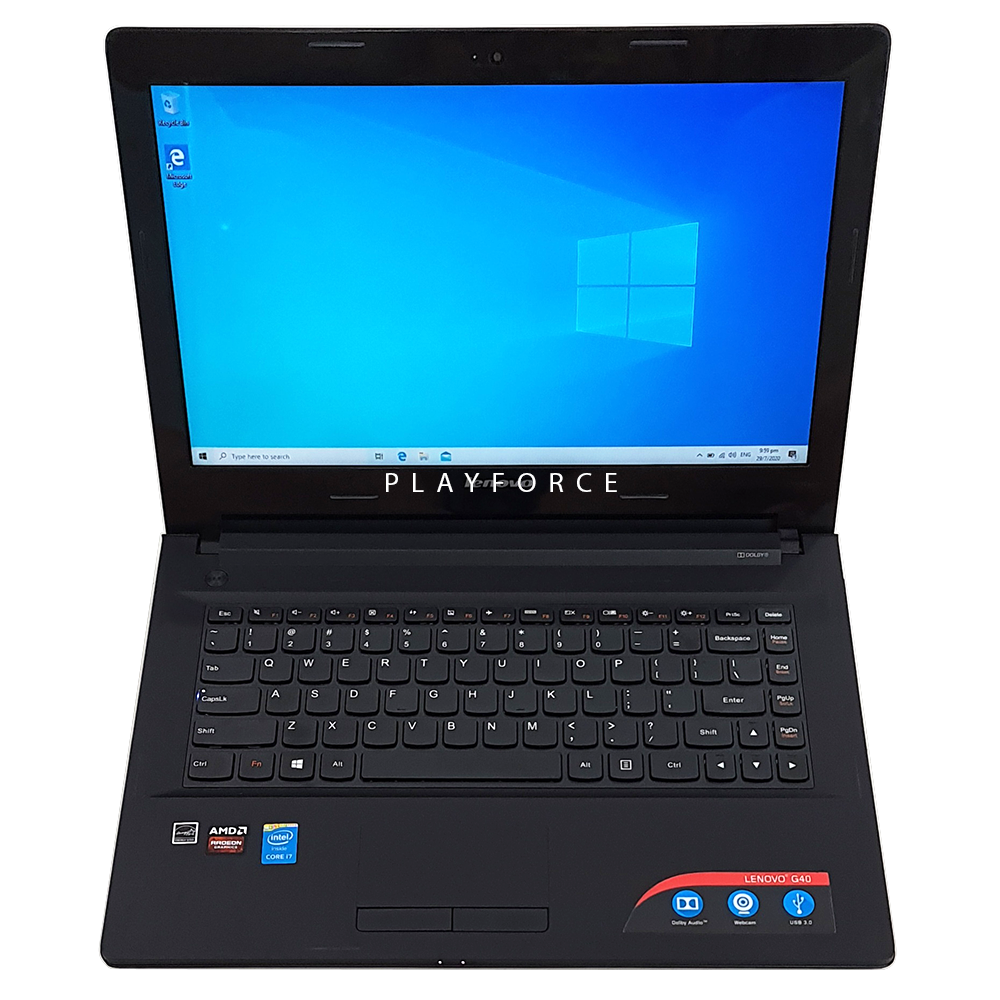 Lenovo IdeaPad G40-80 Laptop - Intel Core i7-5500U, 8GB RAM, 500GB HDD, 14-inch HD Display for Work, Study & Entertainment