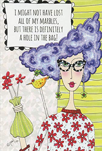Pictura Lost Your Marbles Dolly Mamas - Funny Birthday Card for Women | Humorous Feminine Greeting Card | Perfect for Birthdays, Mother's Day & Special Occasions