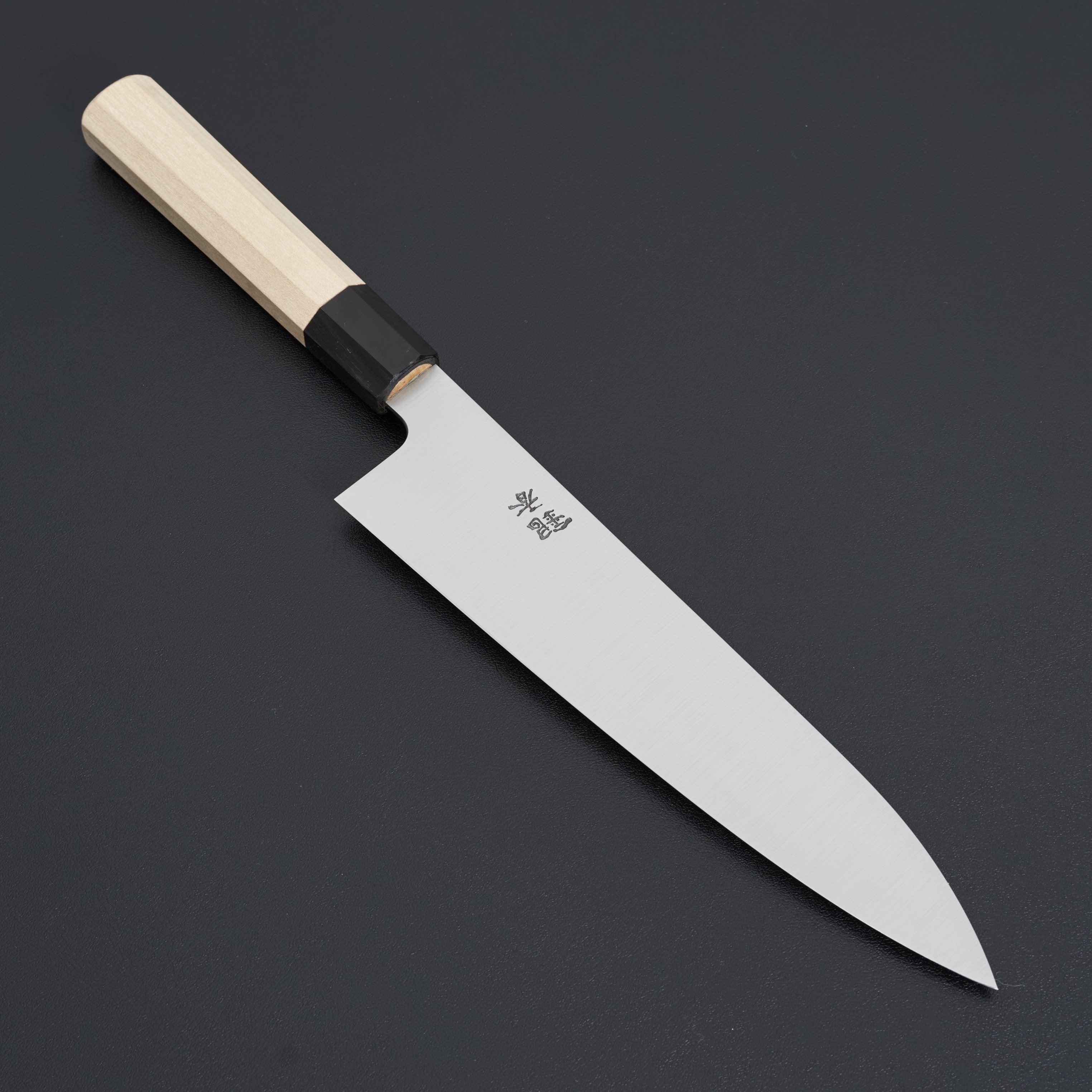 Premium Ashi Ginga White #2 Gyuto Japanese Chef Knife 240mm (Extra Tall) - Perfect for Sushi, Meat Cutting & Professional Kitchen Use