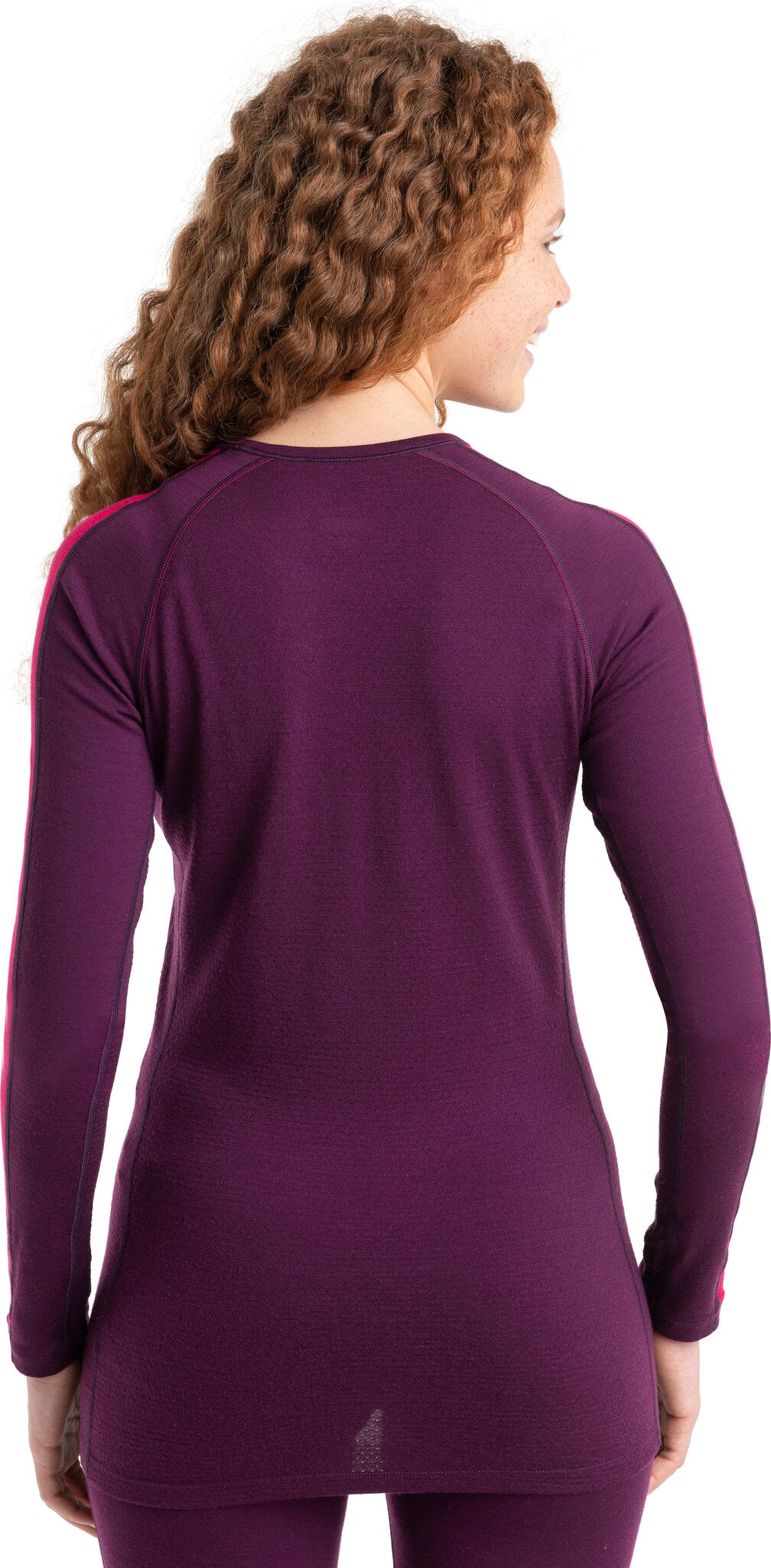 200 ZoneKnit Merino Wool Long Sleeve Thermal Crew Neck Top for Women - Warm Winter Base Layer for Hiking, Skiing & Outdoor Activities