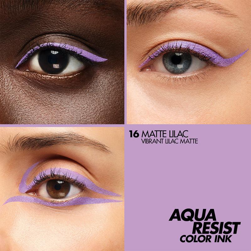 Make Up For Ever Aqua Resist Color Ink - Waterproof Liquid Eyeliner for Long-Lasting Smudge-Proof Makeup | Perfect for Swimming, Gym & All-Day Wear